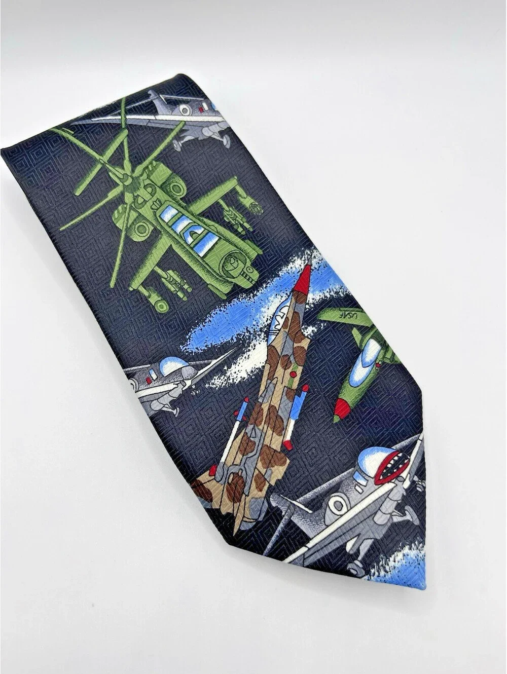 Renaissance Tie Vintage Military Aviation Classic  3.5